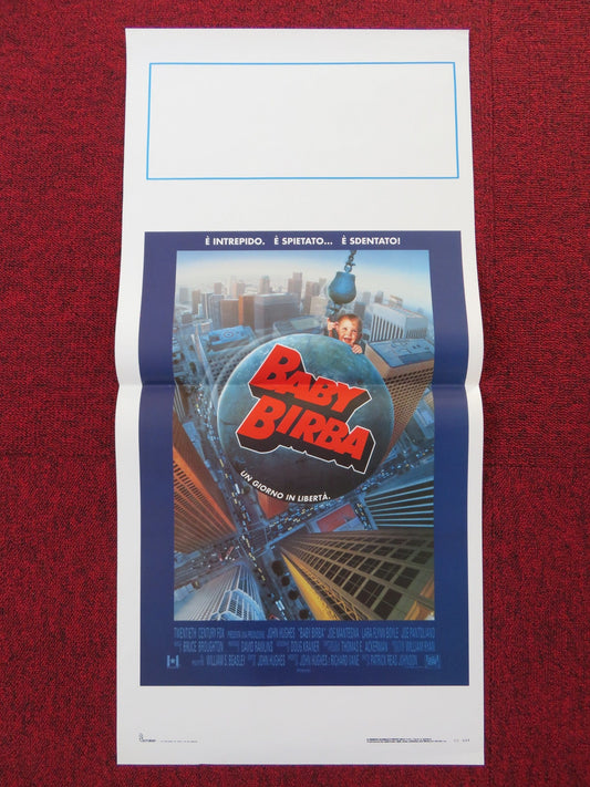BABY'S DAY OUT ITALIAN LOCANDINA POSTER JOE MANTEGNA LARA FLYNN BOYLE 1994 Rendezvous Cinema Movie posters