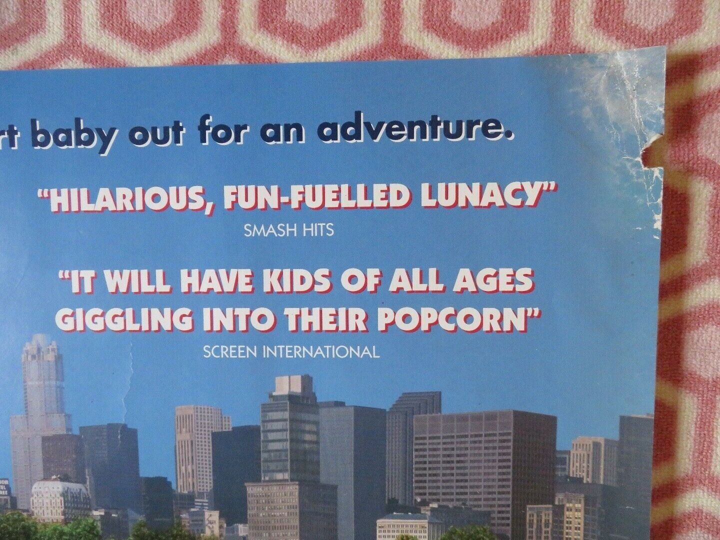 BABY'S DAY OUT QUAD (30"x 40") ROLLED POSTER-A JOHN HUGHES JOE MANTAGNA 1994 - Rendezvous Cinema