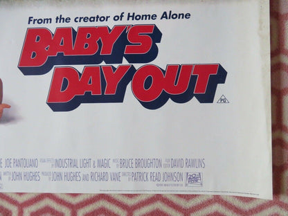 BABY'S DAY OUT QUAD (30"x 40") ROLLED POSTER-A JOHN HUGHES JOE MANTAGNA 1994 - Rendezvous Cinema