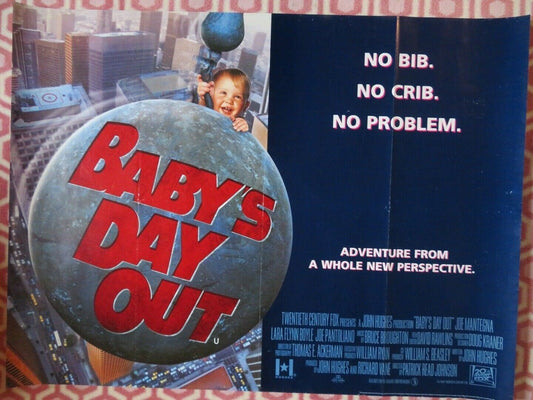 BABY'S DAY OUT QUAD (30"x 40") ROLLED POSTER - B JOHN HUGHES JOE MANTAGNA 1994 Movie posters