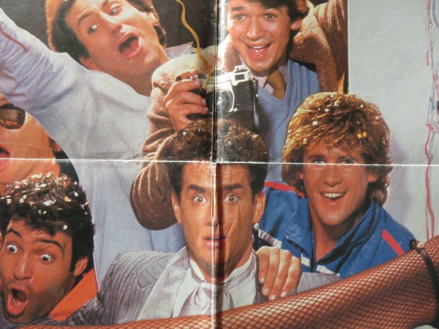 BACHELOR PARTY SPANISH ONE SHEET FOLDED POSTER TOM HANKS TAWNY KITAEN 1984 Movie posters