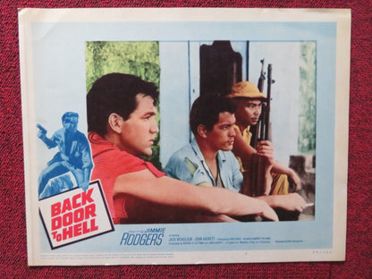 BACK DOOR TO HELL US LOBBY CARD SET JIMMIE RODGERS JACK NICHOLSON 1964 Rendezvous Cinema Movie posters