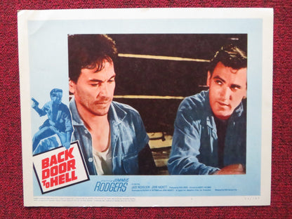 BACK DOOR TO HELL US LOBBY CARD SET JIMMIE RODGERS JACK NICHOLSON 1964 Rendezvous Cinema Movie posters