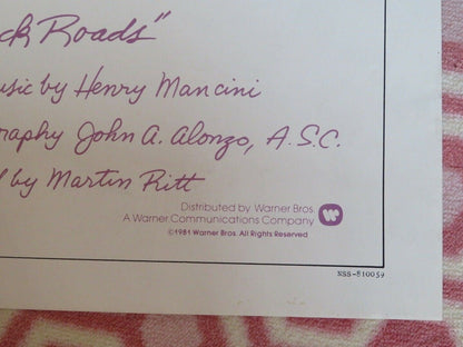 BACK ROADS FOLDED US ONE SHEET POSTER SALLY FIELD TOMMY LEE JONES 1981 Movie posters