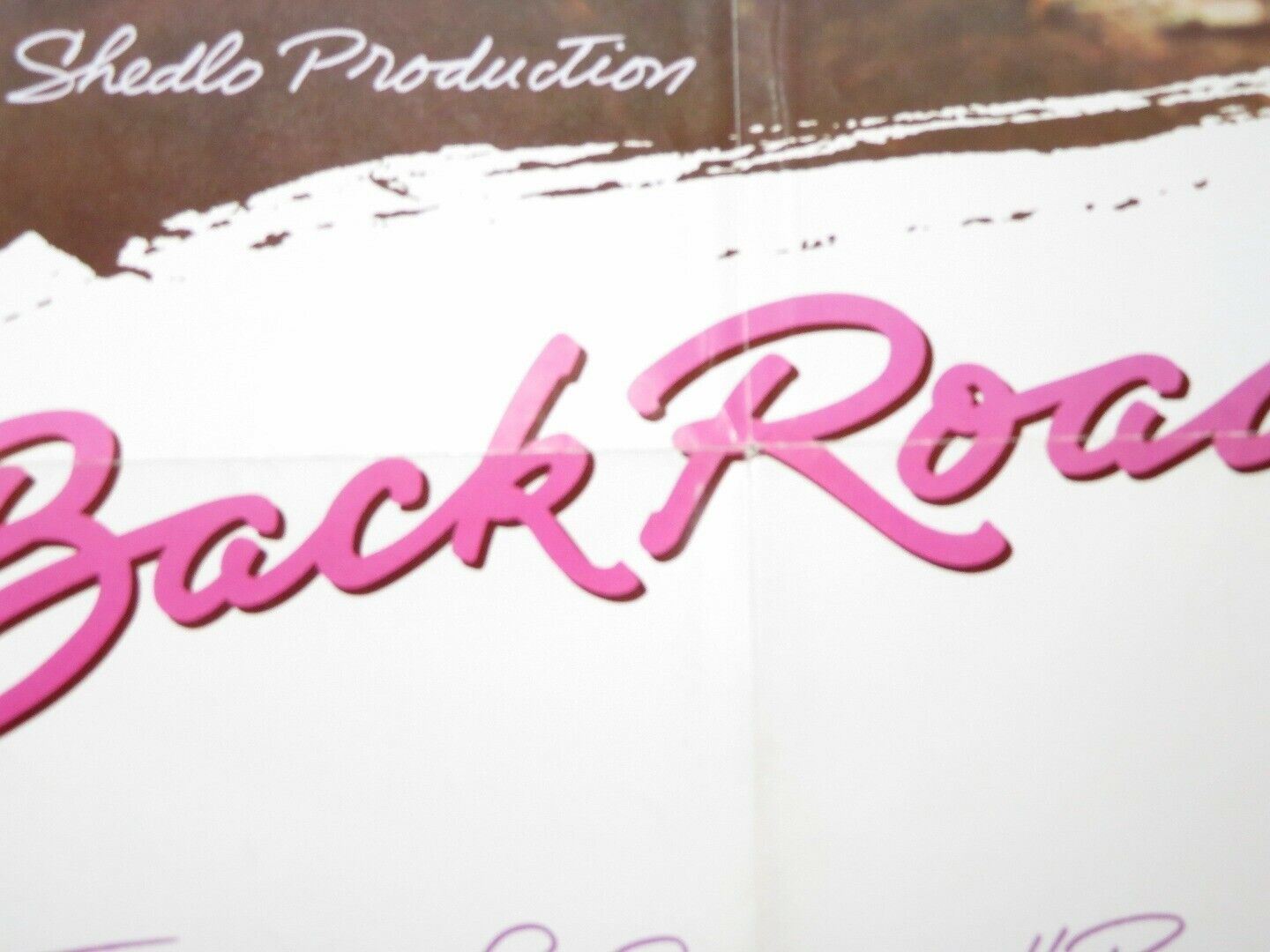 BACK ROADS FOLDED US ONE SHEET POSTER SALLY FIELD TOMMY LEE JONES 1981 Movie posters