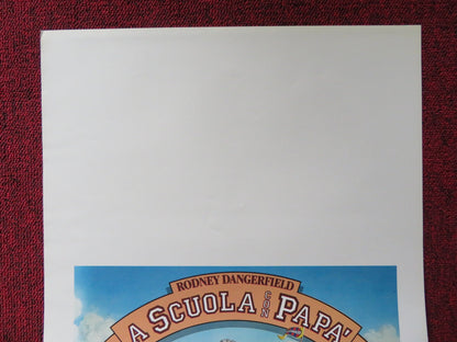 BACK TO SCHOOL - B ITALIAN LOCANDINA POSTER RODNEY DANGERFIELD S. KELLERMAN 1986 Rendezvous Cinema Movie posters