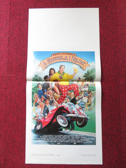 BACK TO SCHOOL - B ITALIAN LOCANDINA POSTER RODNEY DANGERFIELD S. KELLERMAN 1986 Rendezvous Cinema Movie posters