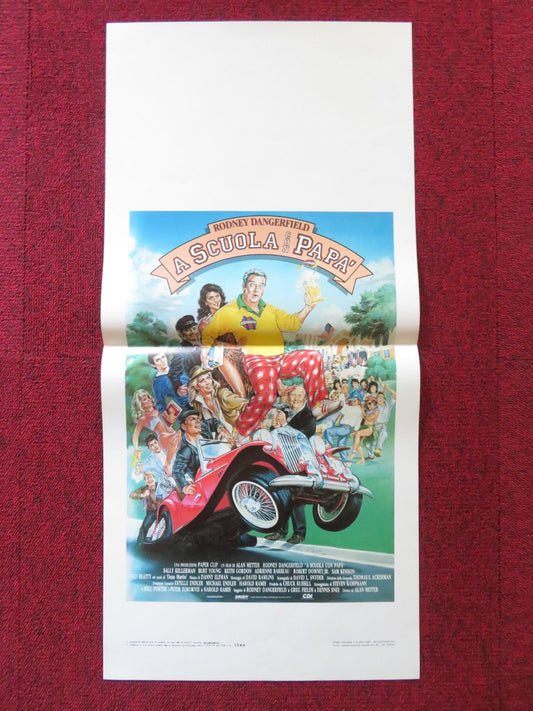 BACK TO SCHOOL ITALIAN LOCANDINA POSTER RODNEY DANGERFIELD SALLY KELLERMAN 1986 Rendezvous Cinema Movie posters
