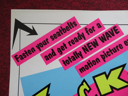 BACK TO THE BEACH FOLDED US ONE SHEET POSTER LORI LOUGHLIN 1987 Rendezvous Cinema Movie posters