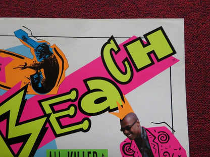 BACK TO THE BEACH FOLDED US ONE SHEET POSTER LORI LOUGHLIN 1987 Rendezvous Cinema Movie posters