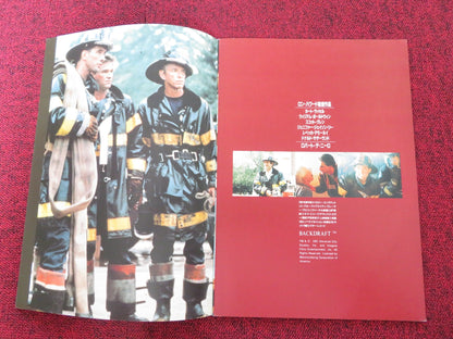 BACKDRAFT JAPANESE BROCHURE / PRESS BOOK KURT RUSSELL ROBERT DENIRO 1991 Rendezvous Cinema Movie posters