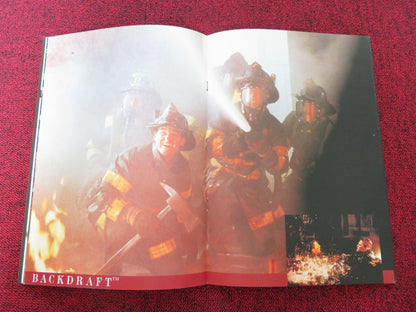 BACKDRAFT JAPANESE BROCHURE / PRESS BOOK KURT RUSSELL ROBERT DENIRO 1991 Rendezvous Cinema Movie posters