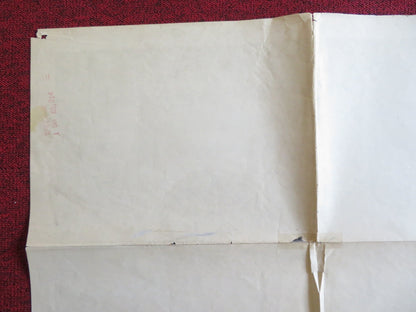 BACKFIRE FOLDED US ONE SHEET POSTER JEAN - PAUL BELMONDO JEAN SEBERG 1965 Rendezvous Cinema Movie posters