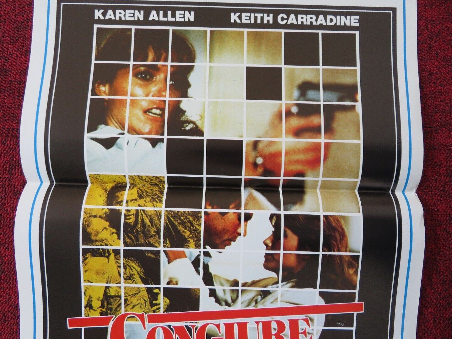 BACKFIRE ITALIAN LOCANDINA (27.5"x13") POSTER KAREN ALLEN KEITH CARRADINE1988 Movie posters