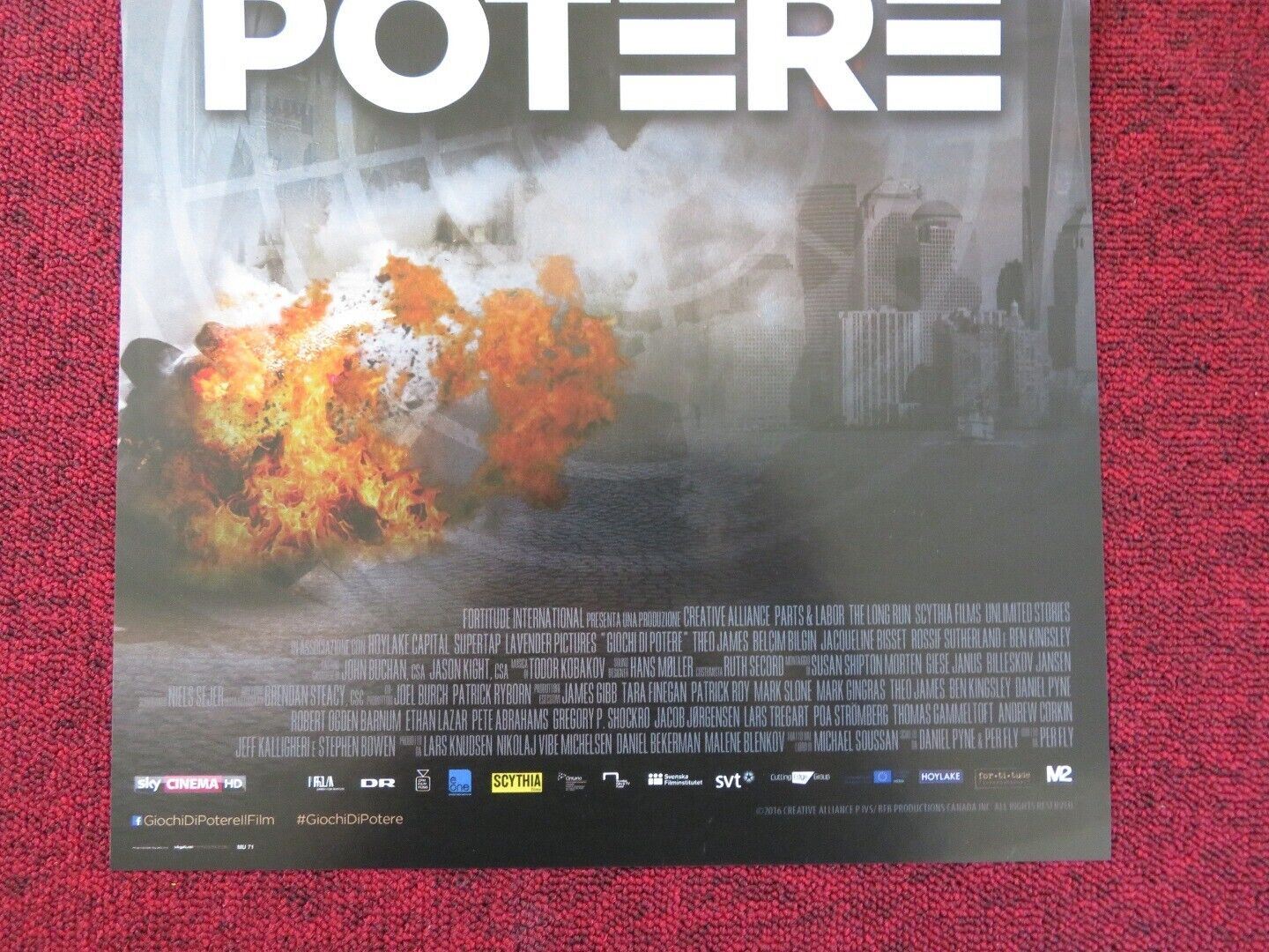 BACKSTABBING FOR BEGINNERS ITALIAN LOCANDINA (26.5"x12.5") POSTER T JAMES 2018 Rendezvous Cinema Movie posters