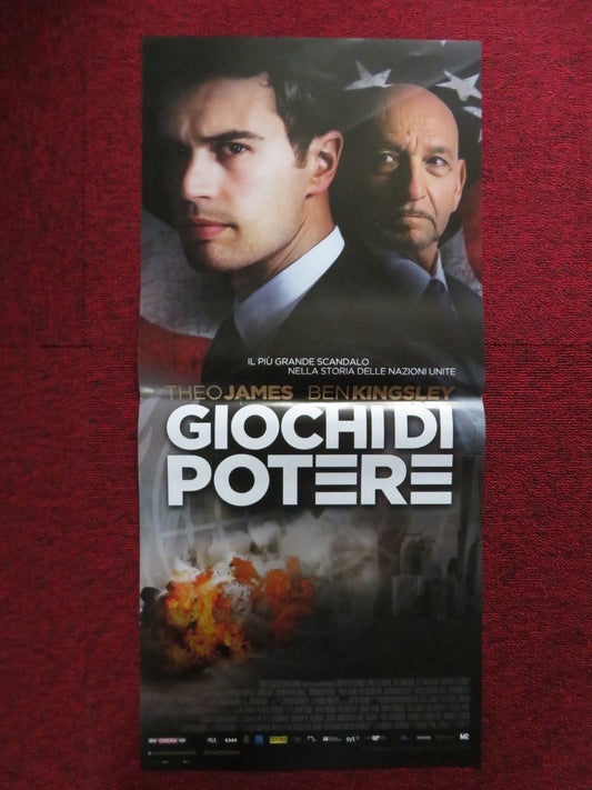 BACKSTABBING FOR BEGINNERS ITALIAN LOCANDINA POSTER THEO JAMES BEN KINGSLEY 2018 Rendezvous Cinema Movie posters