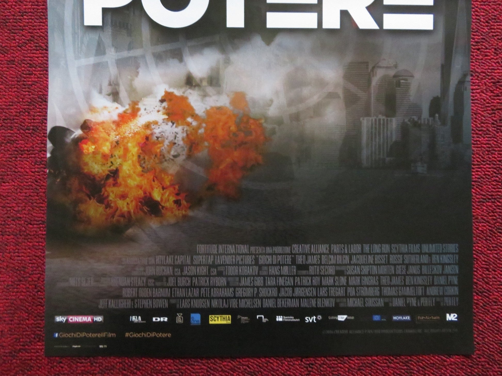 BACKSTABBING FOR BEGINNERS ITALIAN LOCANDINA POSTER THEO JAMES BEN KINGSLEY 2018 Rendezvous Cinema Movie posters