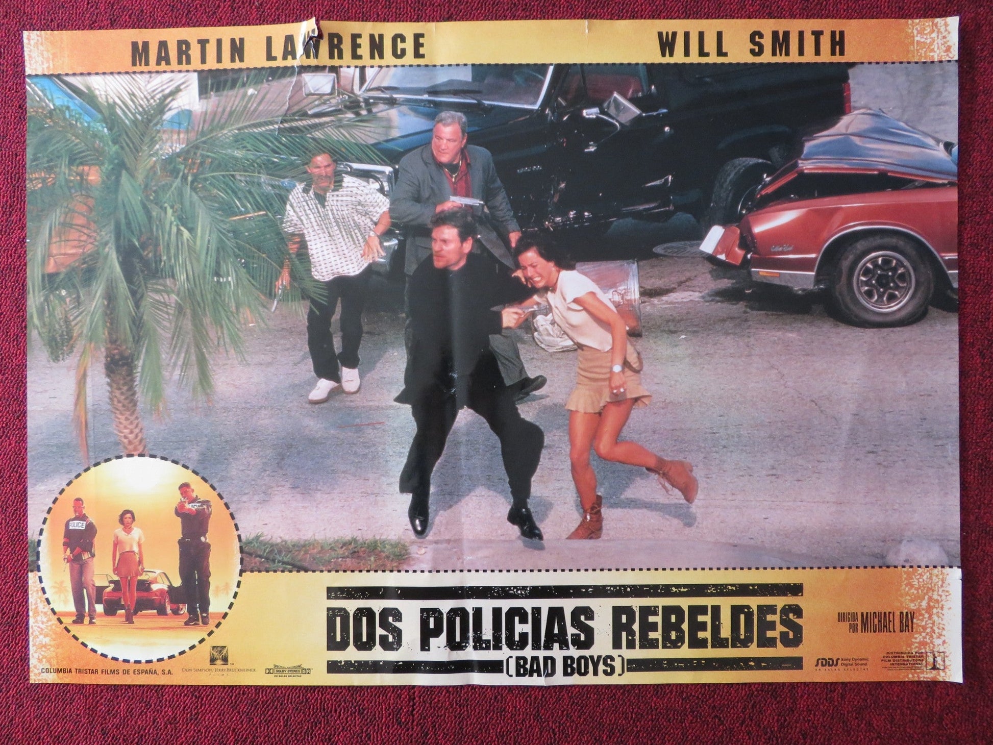 BAD BOYS - A SPANISH POSTER WILL SMITH MARTIN LAWRENCE 1995 Rendezvous Cinema Movie posters