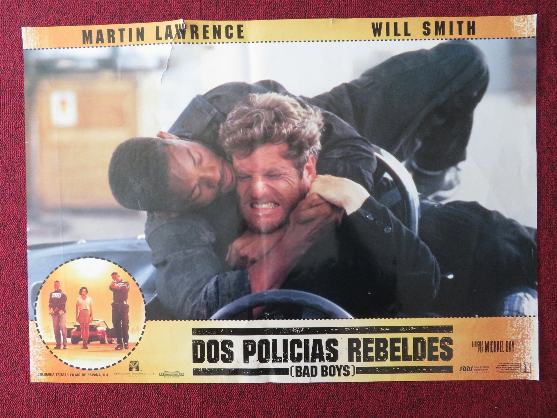 BAD BOYS - B SPANISH POSTER WILL SMITH MARTIN LAWRENCE 1995 Rendezvous Cinema Movie posters