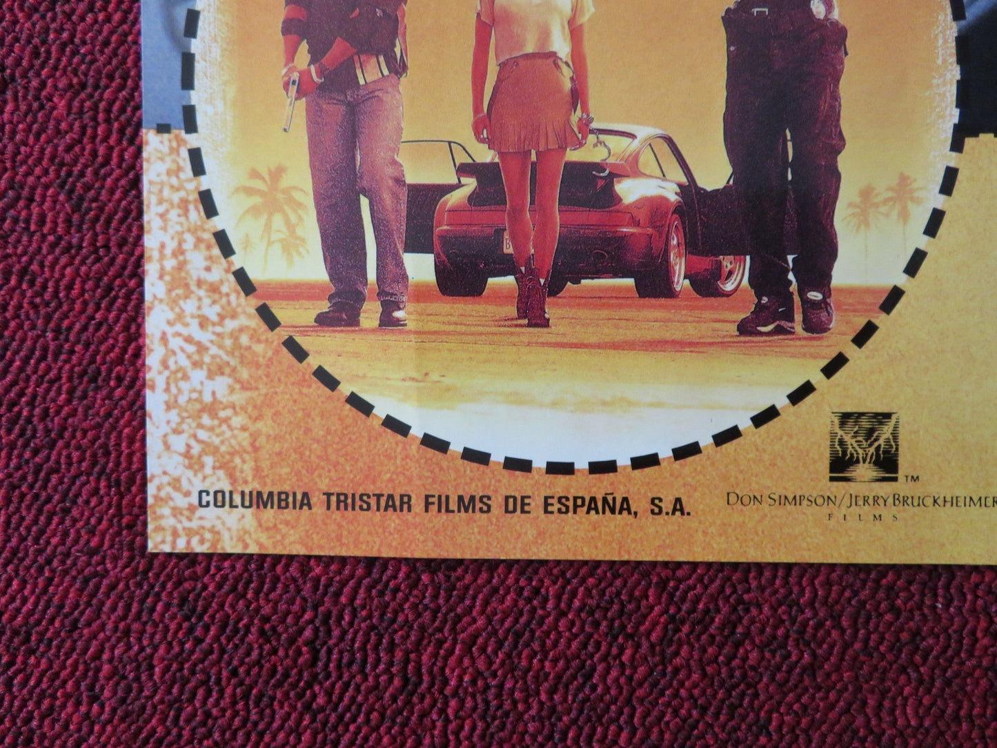 BAD BOYS - B SPANISH POSTER WILL SMITH MARTIN LAWRENCE 1995 Rendezvous Cinema Movie posters