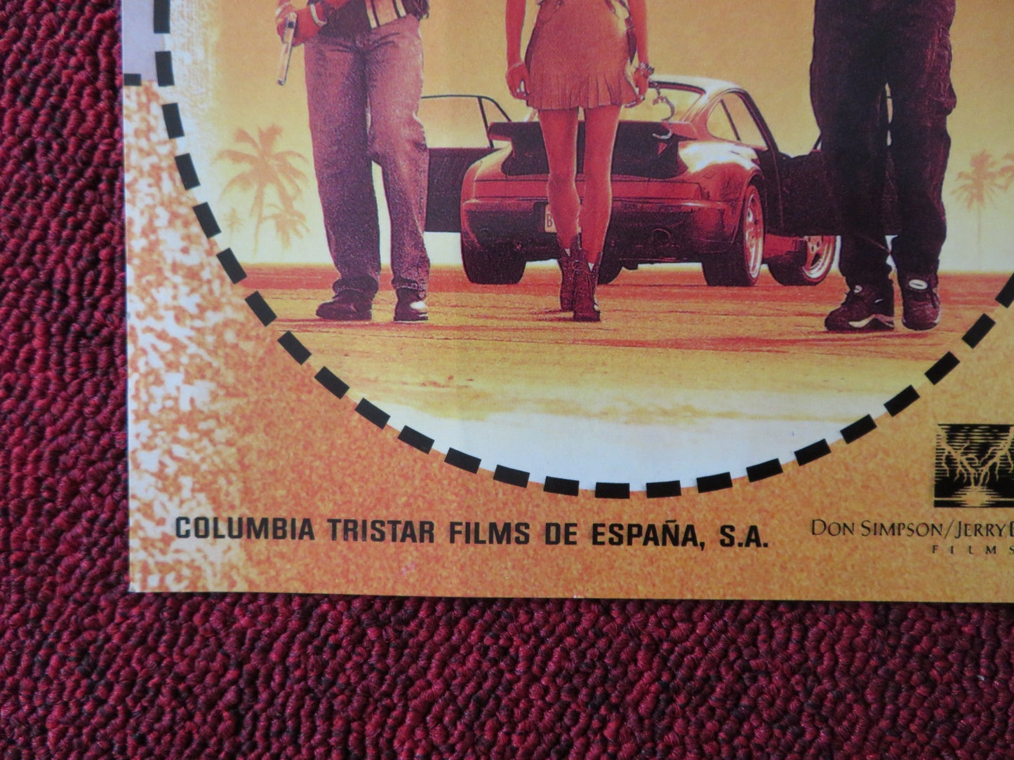 BAD BOYS - C SPANISH POSTER WILL SMITH MARTIN LAWRENCE 1995 Rendezvous Cinema Movie posters