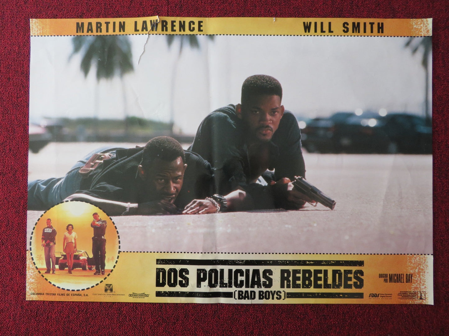 BAD BOYS - C SPANISH POSTER WILL SMITH MARTIN LAWRENCE 1995 Rendezvous Cinema Movie posters