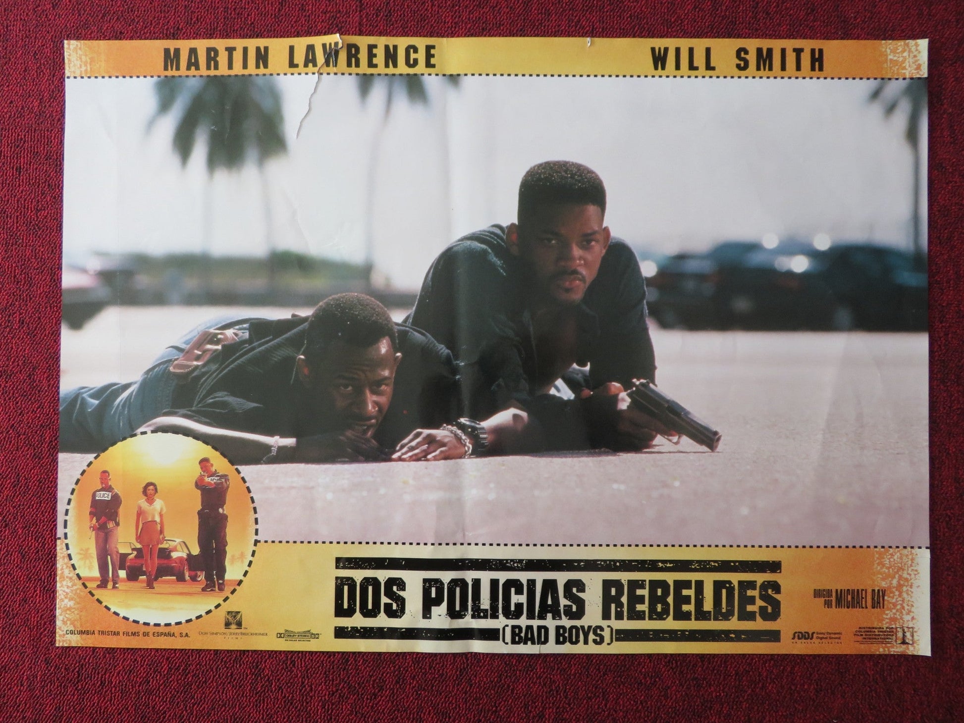 BAD BOYS - C SPANISH POSTER WILL SMITH MARTIN LAWRENCE 1995 Rendezvous Cinema Movie posters
