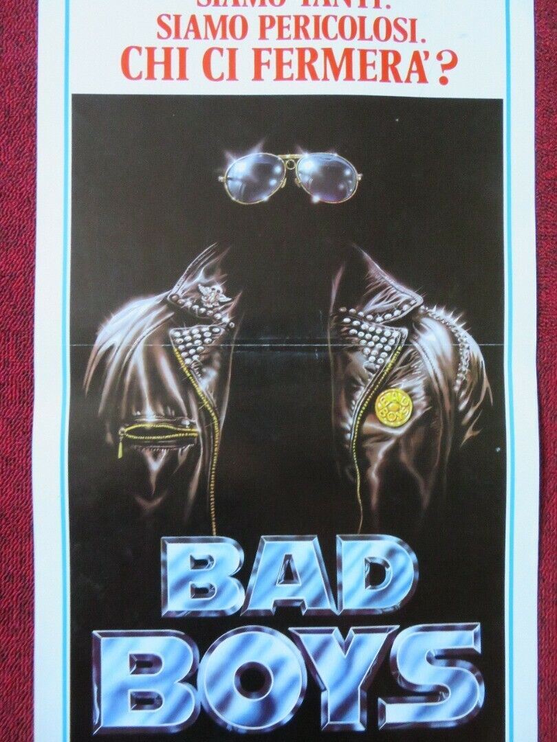 BAD BOYS ITALIAN LOCANDINA (27.5"x13") POSTER SEAN PENN RENI SANTONI 1983 Movie posters