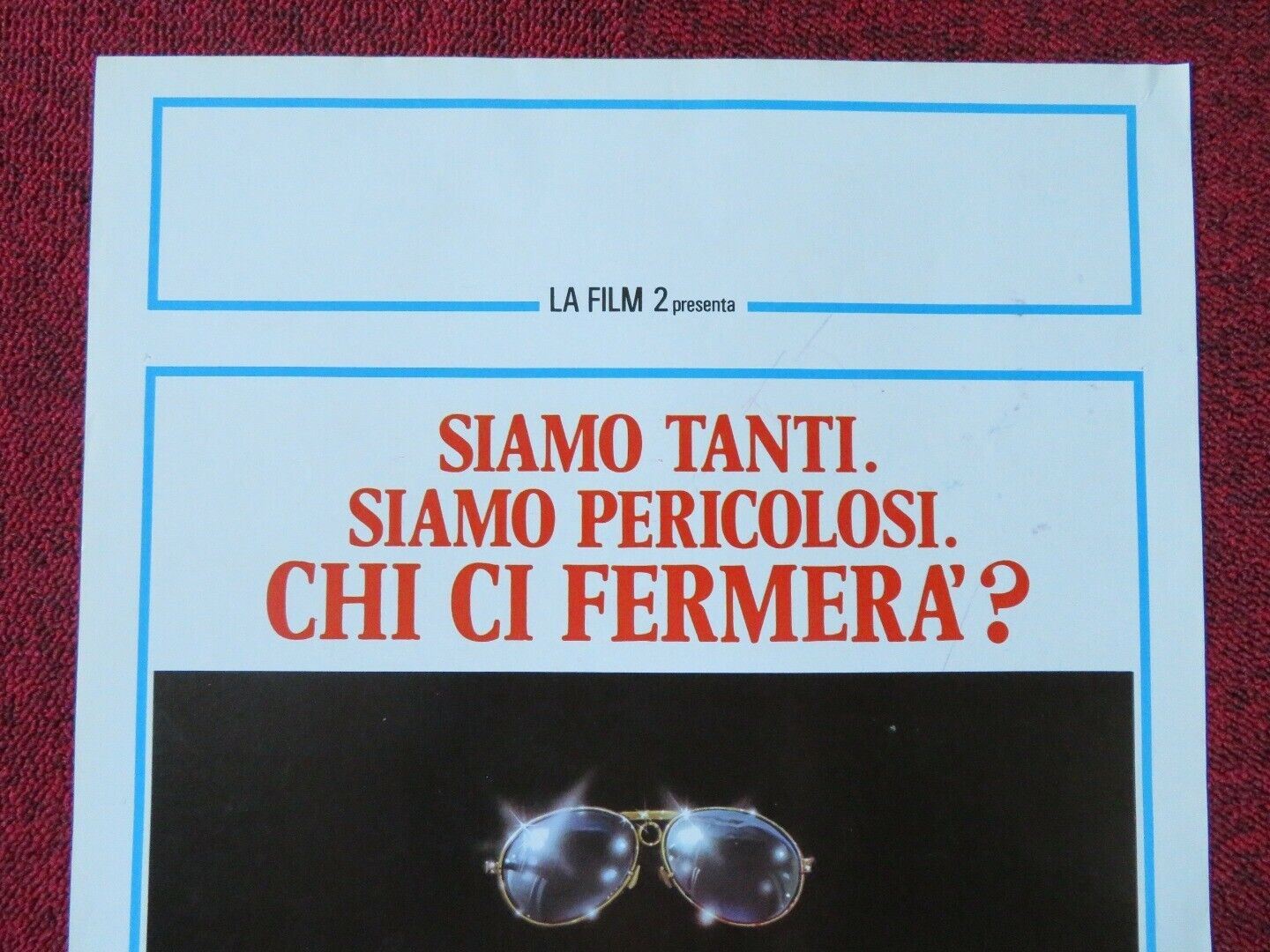 BAD BOYS ITALIAN LOCANDINA (27.5"x13") POSTER SEAN PENN RENI SANTONI 1983 Movie posters