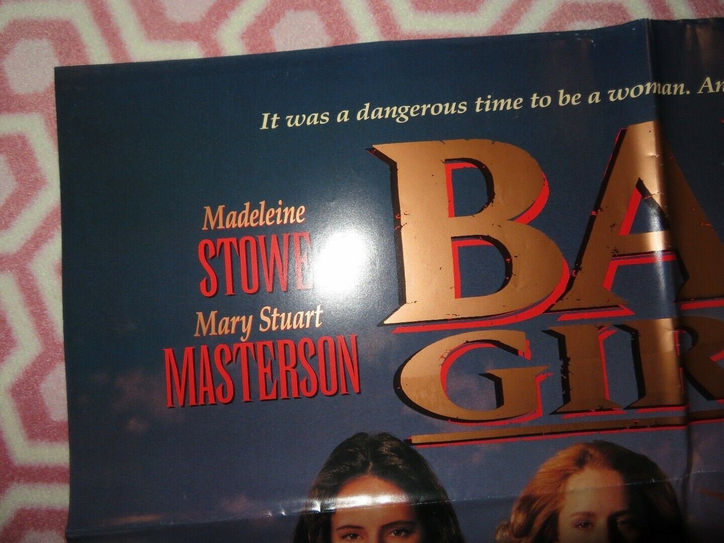 BAD GIRLS FOLDED US ONE SHEET POSTER DREW BARRYMORE MADELEINE STOWE 1994 Movie posters