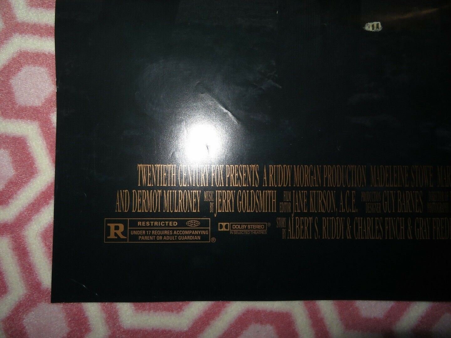 BAD GIRLS FOLDED US ONE SHEET POSTER DREW BARRYMORE MADELEINE STOWE 1994 Movie posters