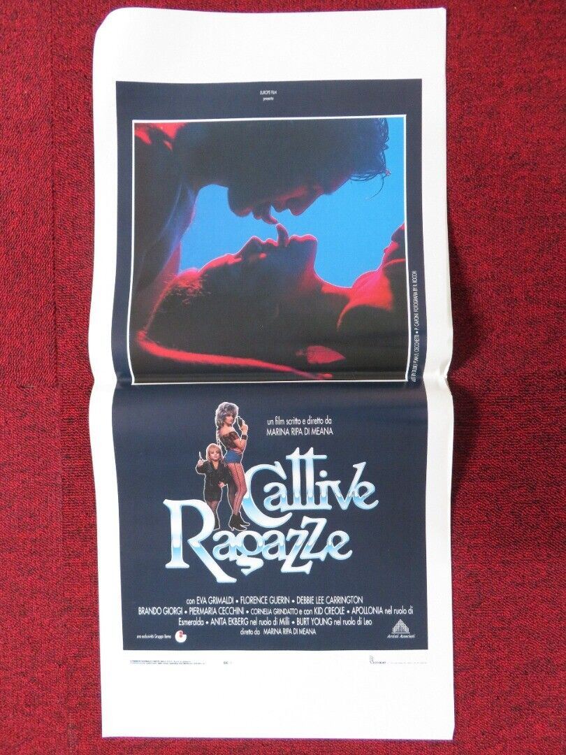 BAD GIRLS ITALIAN LOCANDINA (27.5"x13") POSTER EVA GRIMALDI FLORENCE GUERIN 1992 - Rendezvous Cinema
