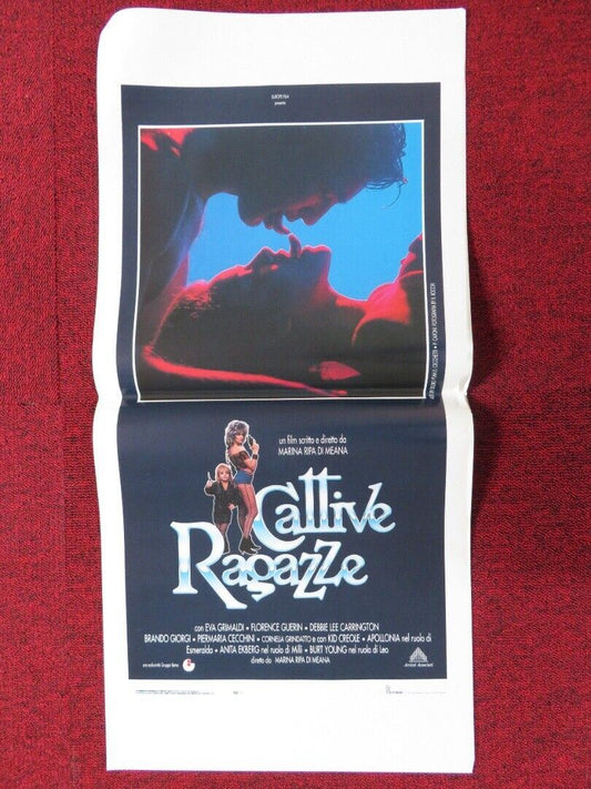 BAD GIRLS ITALIAN LOCANDINA (27.5"x13") POSTER EVA GRIMALDI FLORENCE GUERIN 1992 - Rendezvous Cinema
