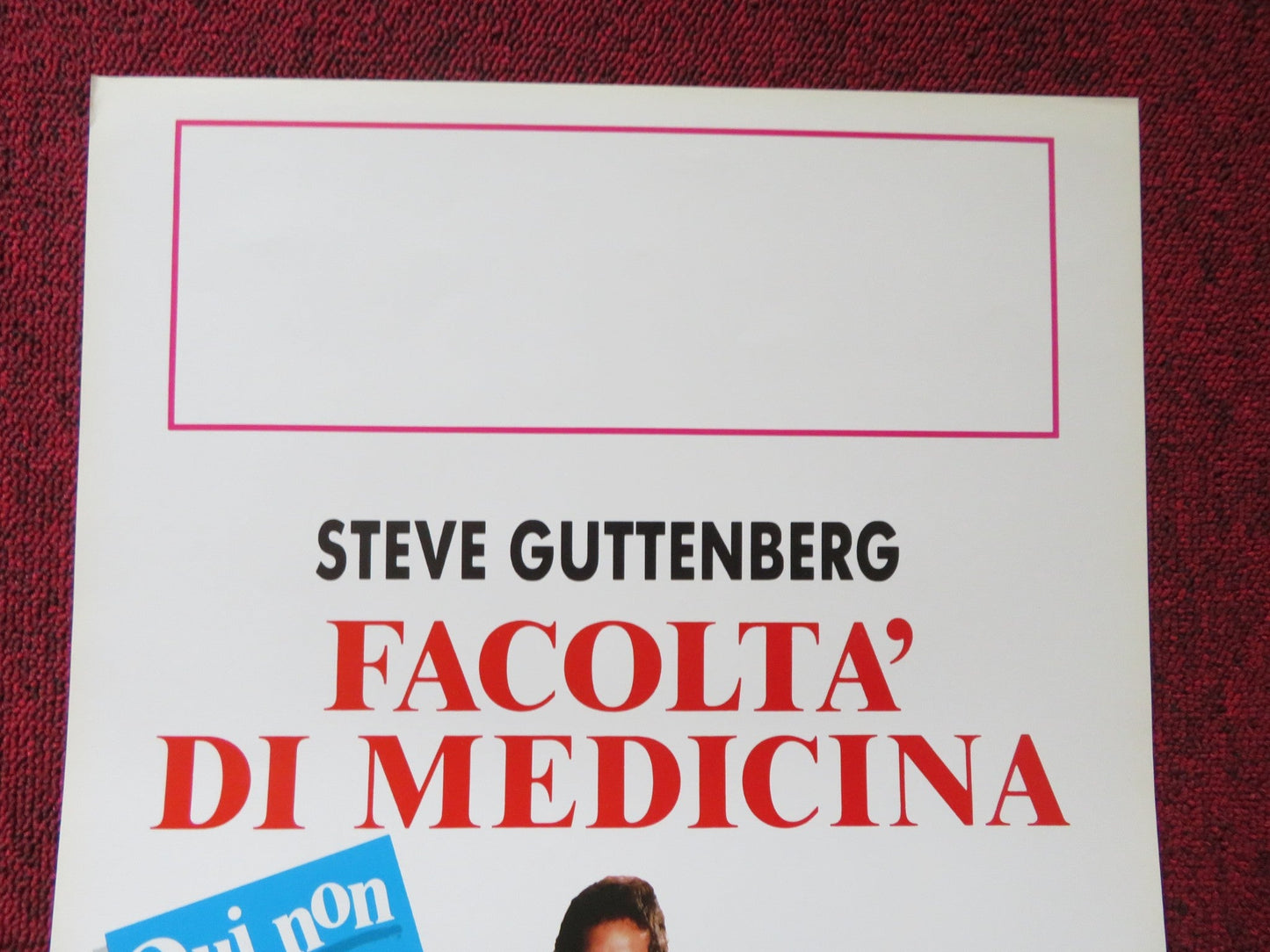 BAD MEDICINE ITALIAN LOCANDINA POSTER STEVE GUTTENBERG ALAN ARKIN 1988 Rendezvous Cinema Movie posters