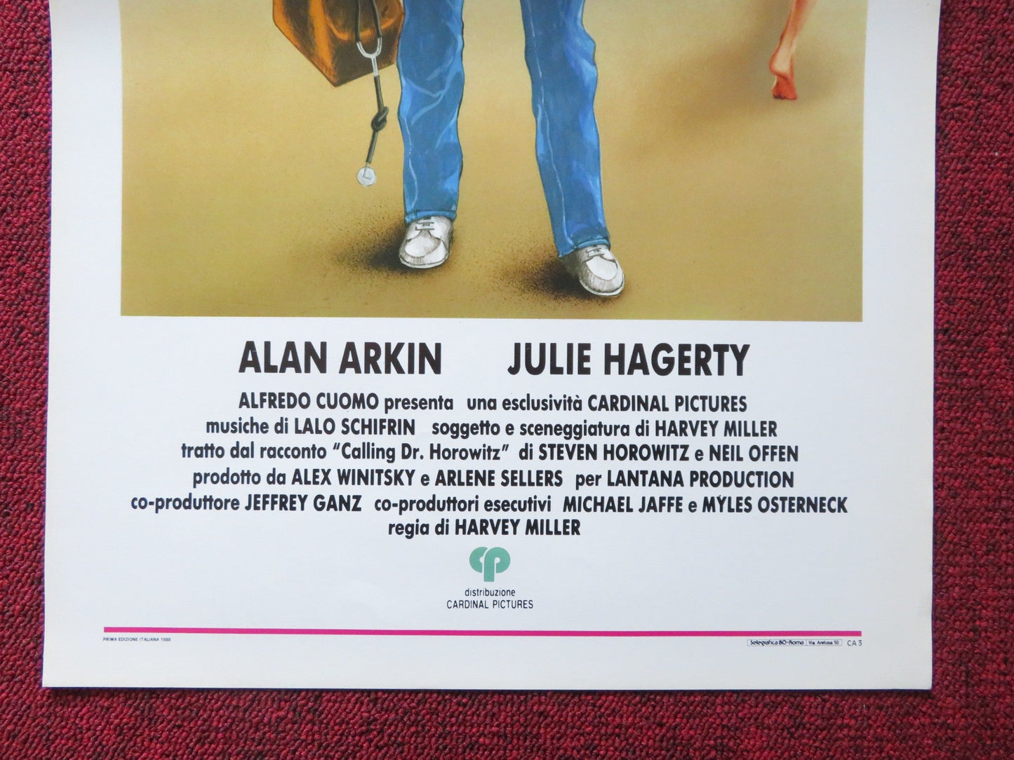 BAD MEDICINE ITALIAN LOCANDINA POSTER STEVE GUTTENBERG ALAN ARKIN 1988 Rendezvous Cinema Movie posters