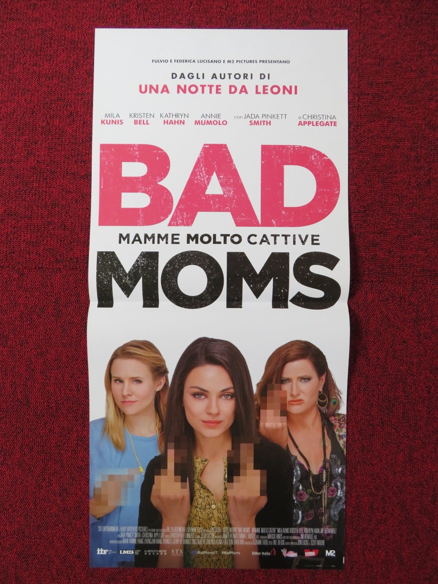 BAD MOMS ITALIAN LOCANDINA POSTER MILA KUNIS KRISTEN BELL 2016 Rendezvous Cinema Movie posters