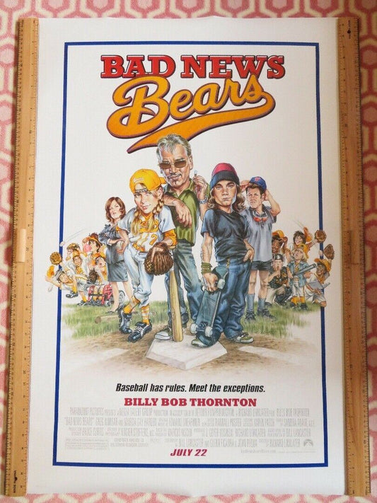 BAD NEWS BEAR US ROLLED POSTER BILLY BOB THORNTON GREG KINNEAR 2005 Movie posters
