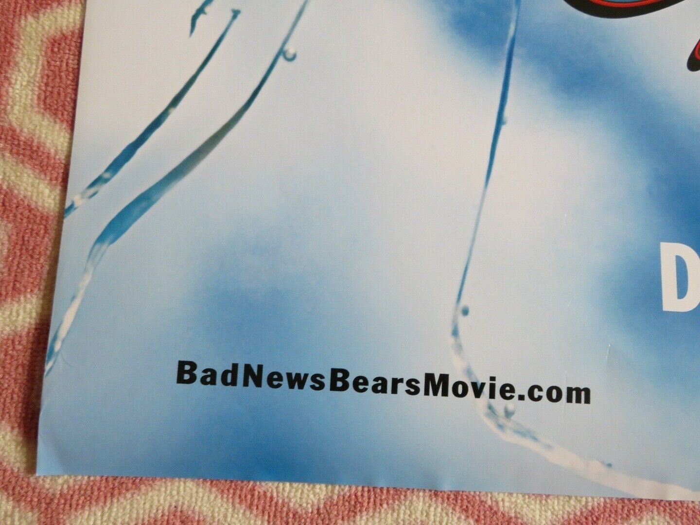 BAD NEWS BEARS US ONE SHEET ROLLED GREG KINNEAR BILLY BOB THORNTON 2005 Movie posters