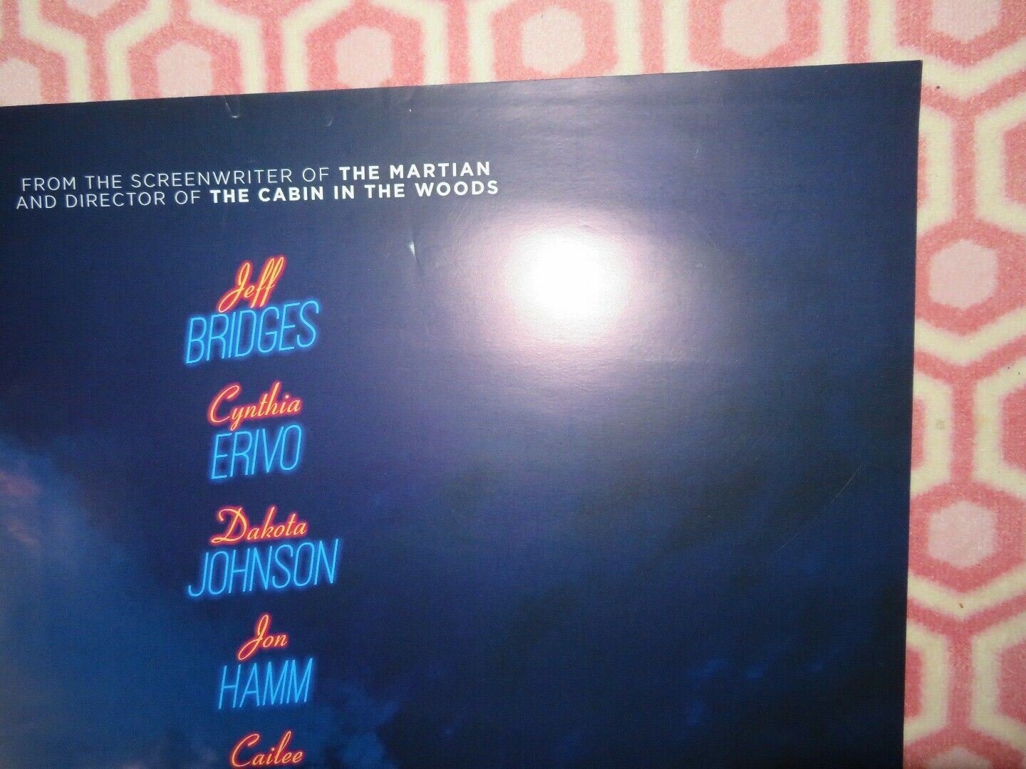 BAD TIMES AT THE EL ROYALE UK ONE SHEET (27"x 41") ROLLED POSTER JEFF BRIDGES Rendezvous Cinema Movie posters