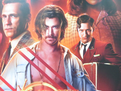 BAD TIMES AT THE EL ROYALE UK QUAD (30"x 40") ROLLED POSTER CHRIS HEMSWORTH 2018 Rendezvous Cinema Movie posters