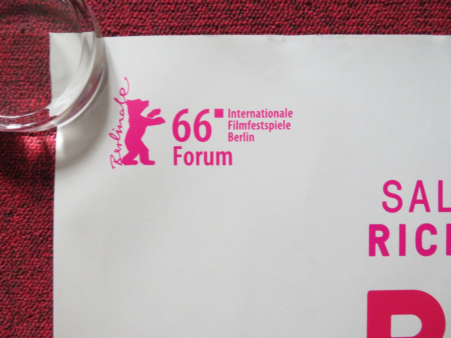 BADEN BADEN UK QUAD (30"x 40") ROLLED POSTER SALOME RICHARD CLAUDE GENSAC 2016 Rendezvous Cinema Movie posters