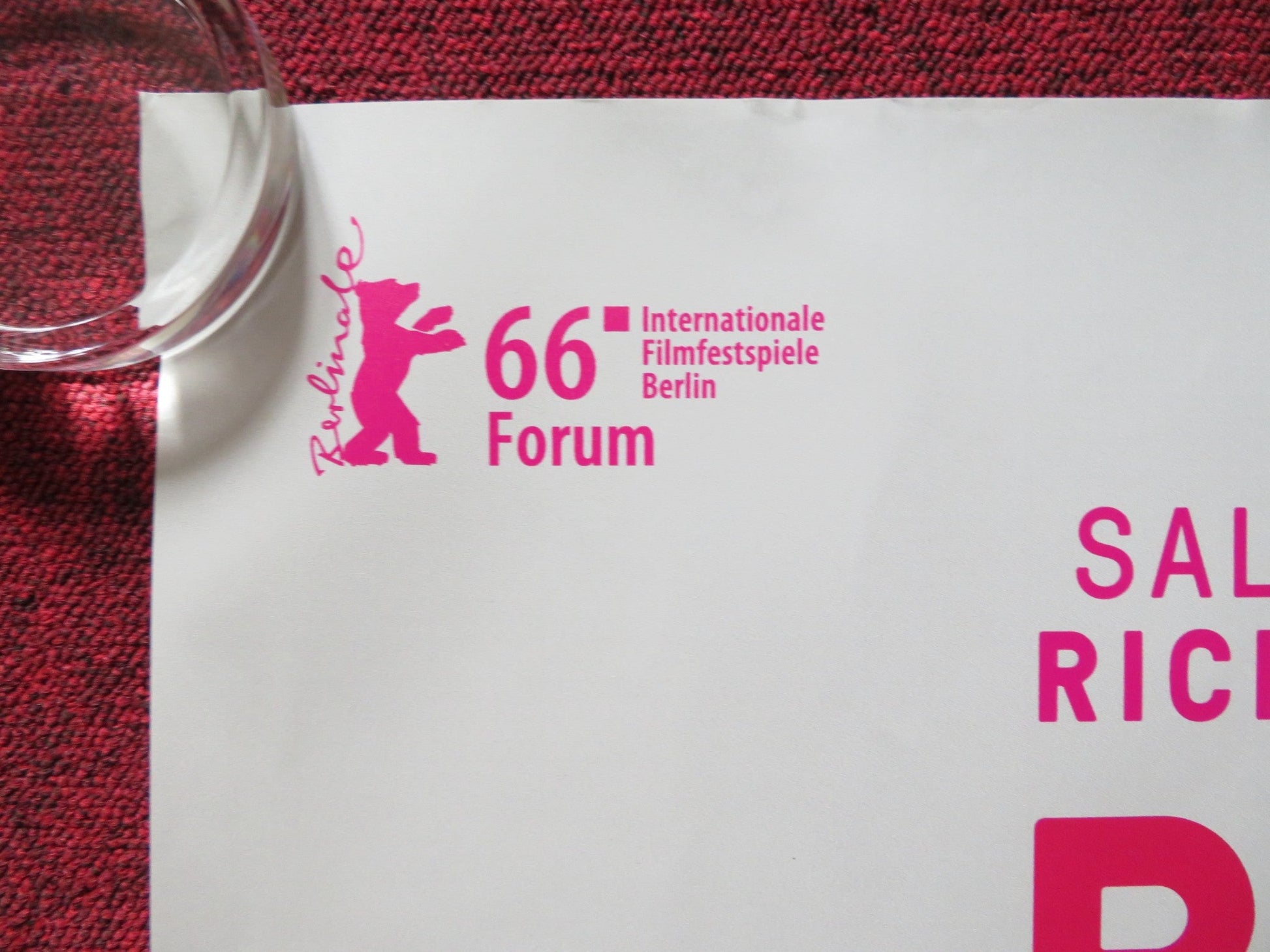 BADEN BADEN UK QUAD (30"x 40") ROLLED POSTER SALOME RICHARD CLAUDE GENSAC 2016 Rendezvous Cinema Movie posters