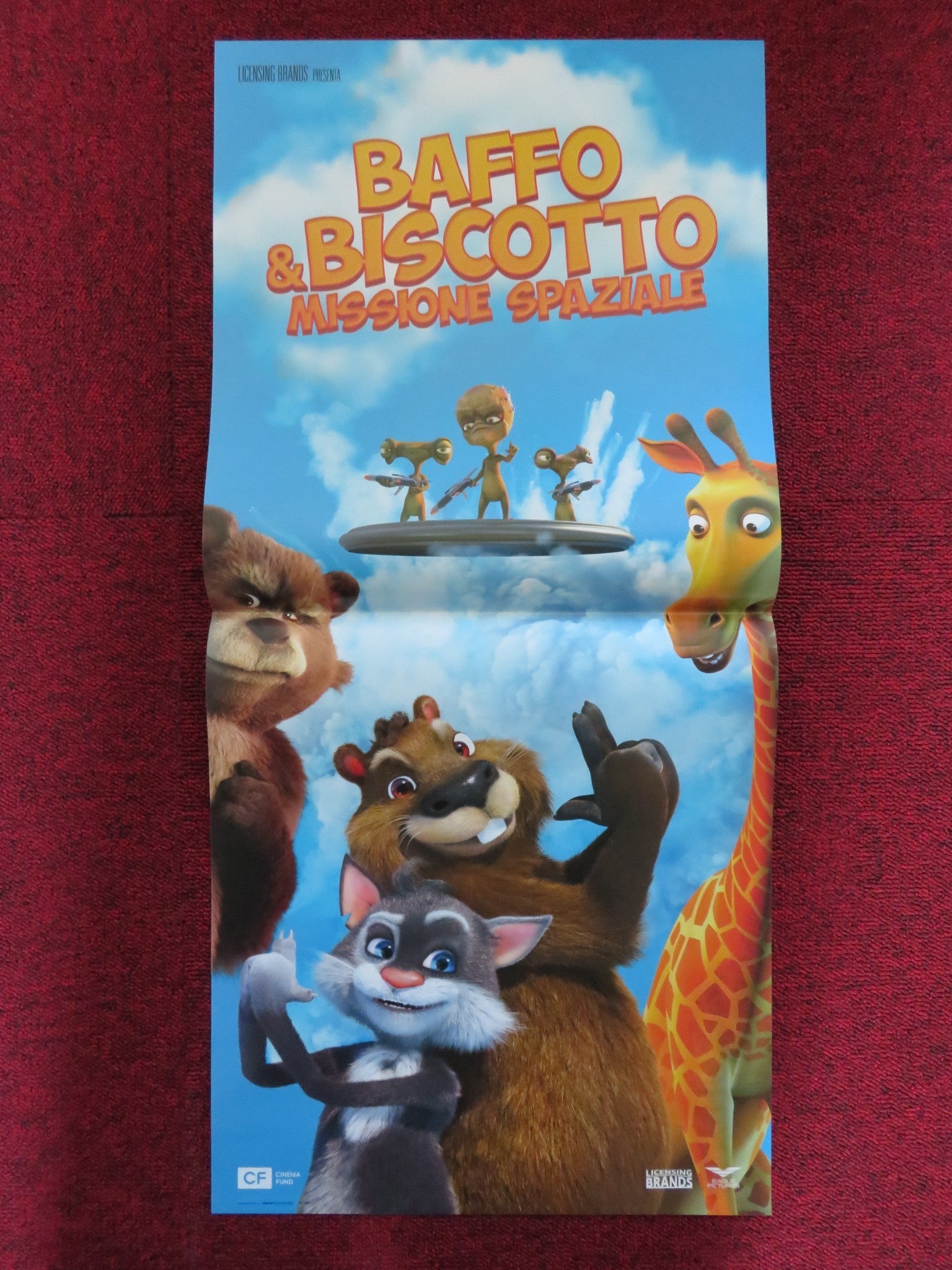 BAFFO & BISCOTTO MISSIONE SPAZIALE ITALIAN LOCANDINA POSTER J. SALWAY 2018 Rendezvous Cinema Movie posters