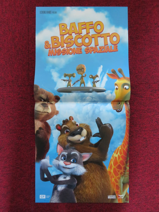 BAFFO & BISCOTTO MISSIONE SPAZIALE ITALIAN LOCANDINA POSTER J. SALWAY 2018 Rendezvous Cinema Movie posters