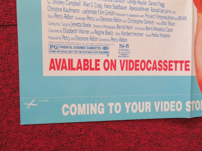 BAGDAD CAFE DOUBLE IMAGE VHS VIDEO POSTER FOLDED US ONE SHEET POSTER 1987 Movie posters