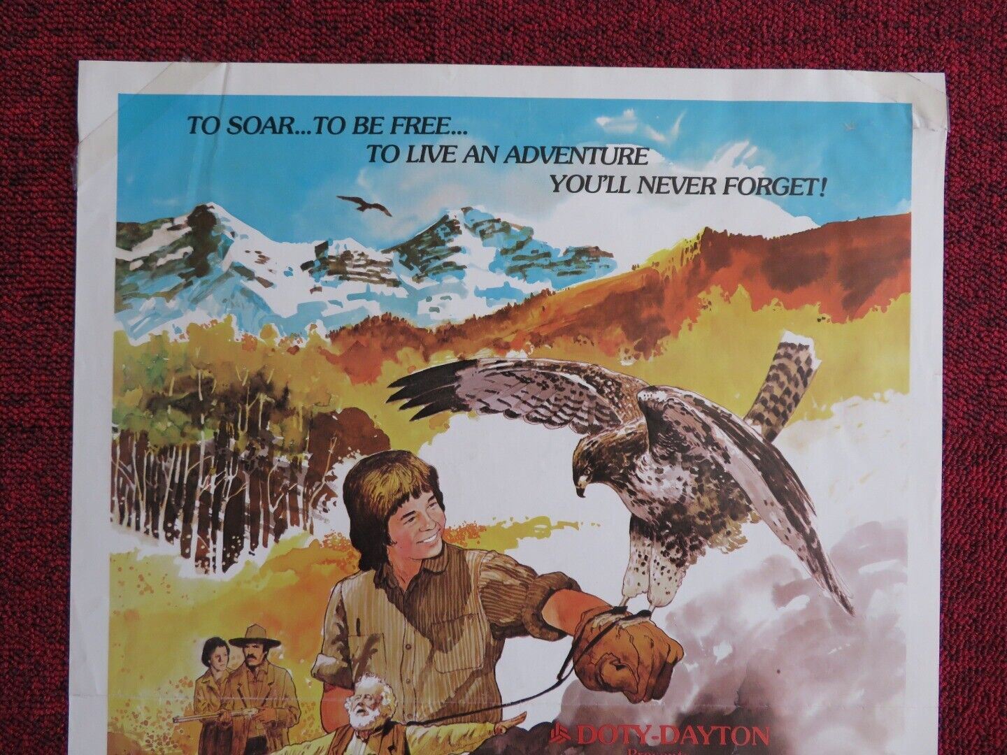 BAKER'S HAWK U.S MINI (13.5"x 20") POSTER CLINT WALKER BURL IVES 1976 - Rendezvous Cinema