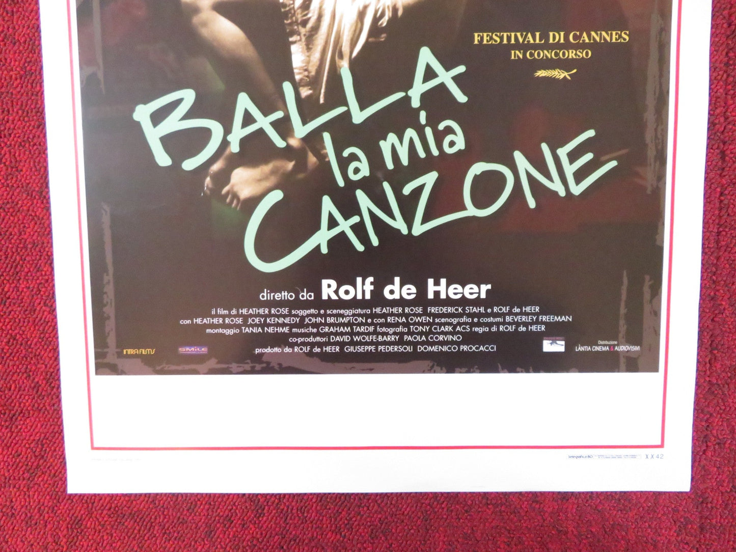 BALLA LA MIA CANZONE ITALIAN LOCANDINA POSTER HEATHER ROSE JOEY KENNEDY 1999 Rendezvous Cinema Movie posters