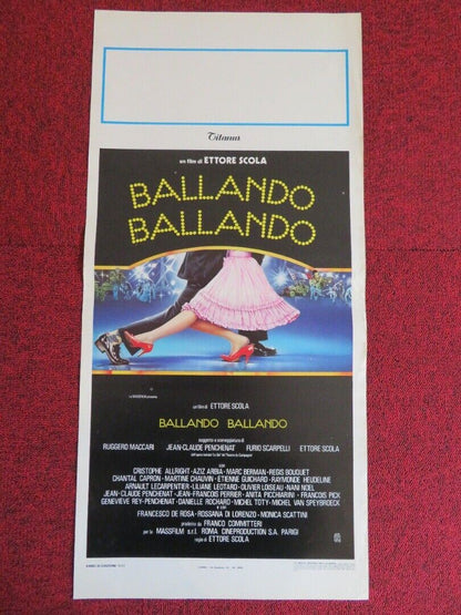 BALLANDO BALLANDO / Le Bal ITALIAN LOCANDINA (27.5"x13") POSTER 1983 Movie posters