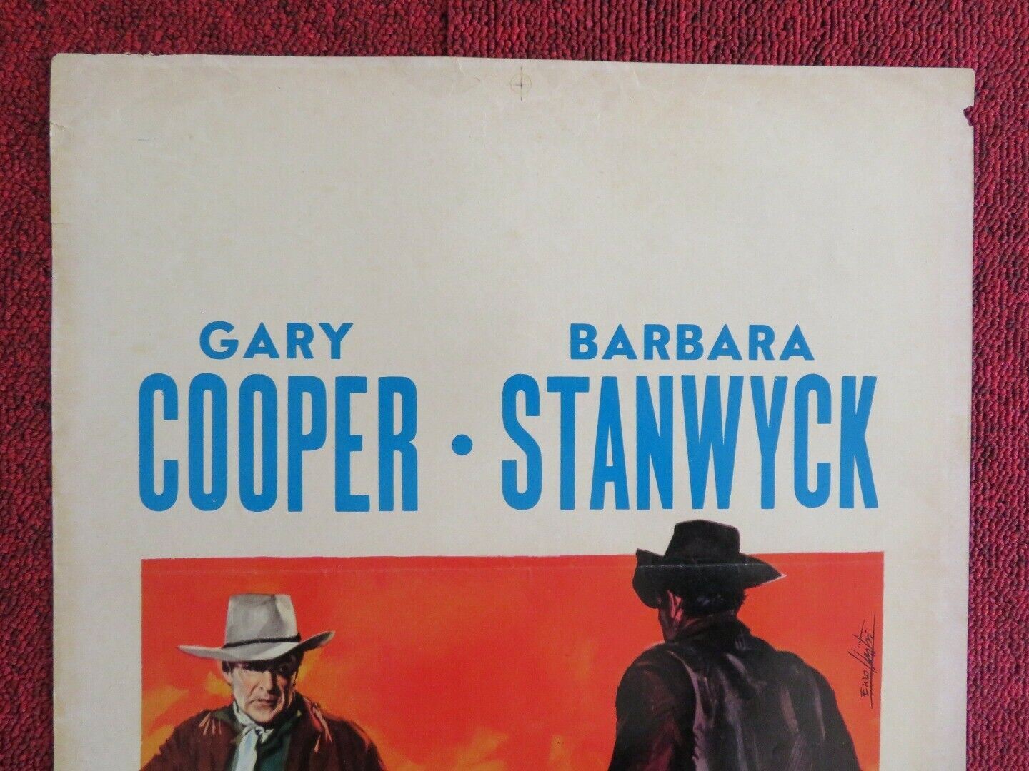 BALLATA SELVAGGIA / Blowing Wild ITALIAN LOCANDINA (27.5"x12.5") POSTER 1953 Movie posters