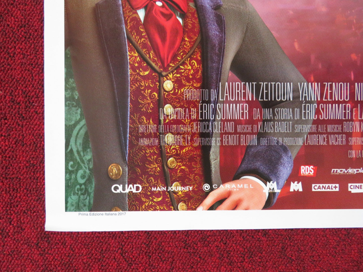 BALLERINA / LEAP! ITALIAN FOGLIO POSTER ELLE FANNING DANE DEHAAN 2016 Rendezvous Cinema Movie posters